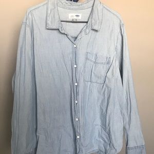 Old navy classic denim button down